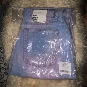 🆕 American Apparel High Rise Mom Jeans - Rainbow Wash